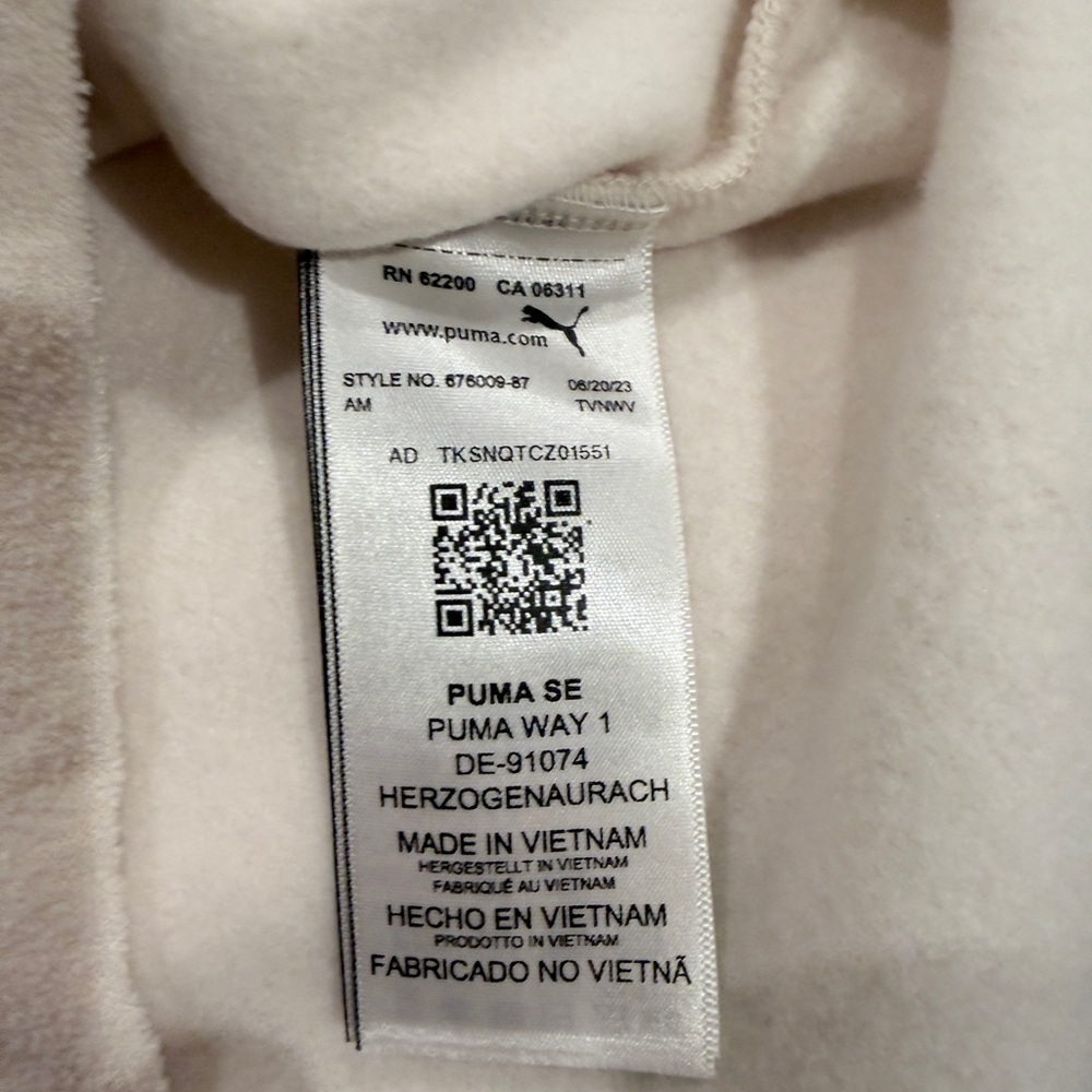 BNWT Puma Cream HER WINTERIZED Long Sleeve Tunic Top - Picture 14 of 16